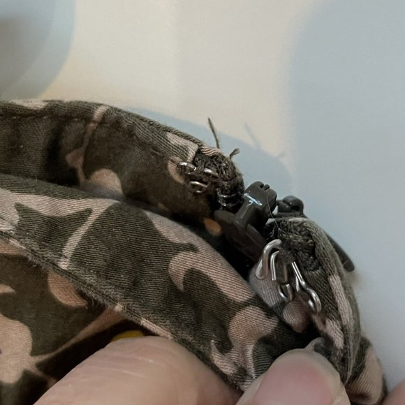 Lizgolf Athletic Skort Floral Sportswear Womens Sz 8 Olive Green Trimmed Lined - Picture 5 of 6